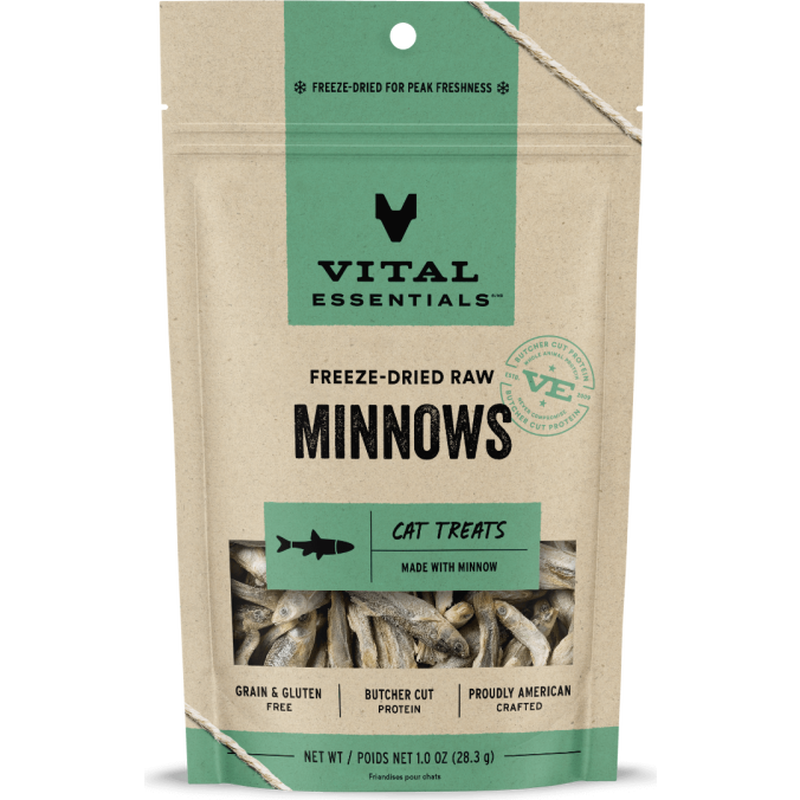 Vital Essentials® Freeze-Dried Raw Minnows Cat Treats, 1.0 oz
