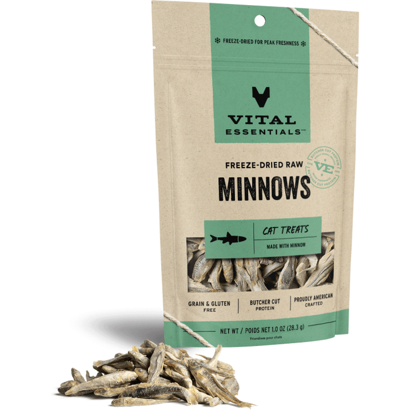 Vital Essentials® Freeze-Dried Raw Minnows Cat Treats, 1.0 oz
