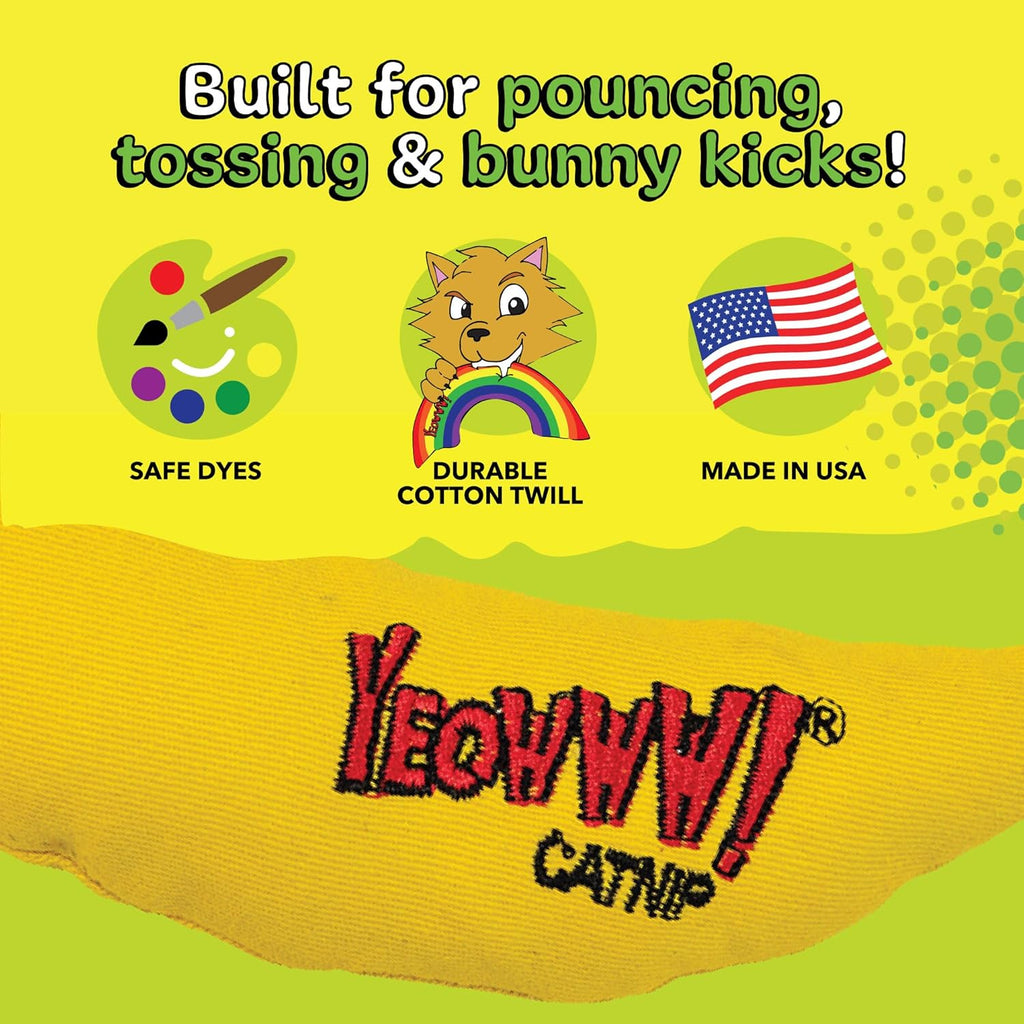 Yeowww! Chi-CAT-a Banana Cat Toy