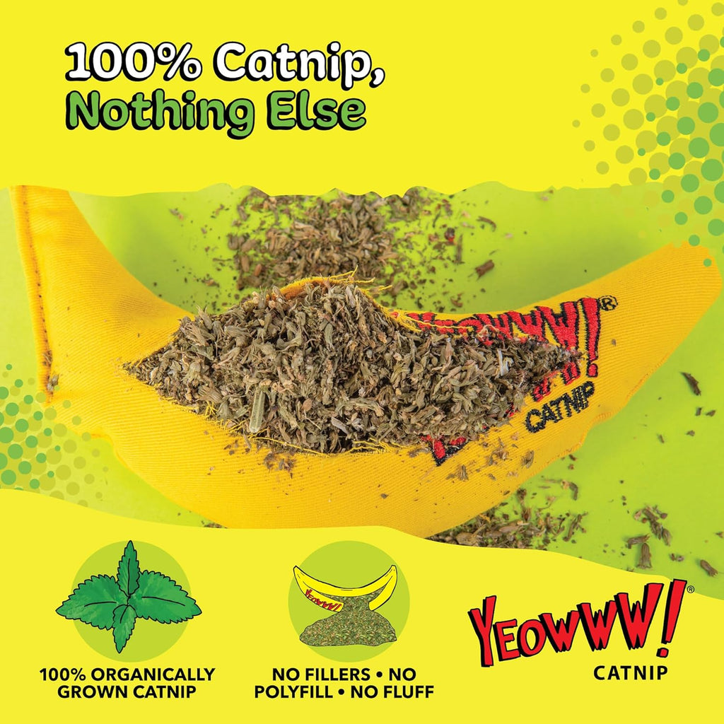 Yeowww! Chi-CAT-a Banana Cat Toy
