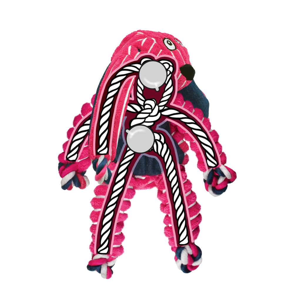 KONG® Floppy Knots Bunny Dog Rope Toy