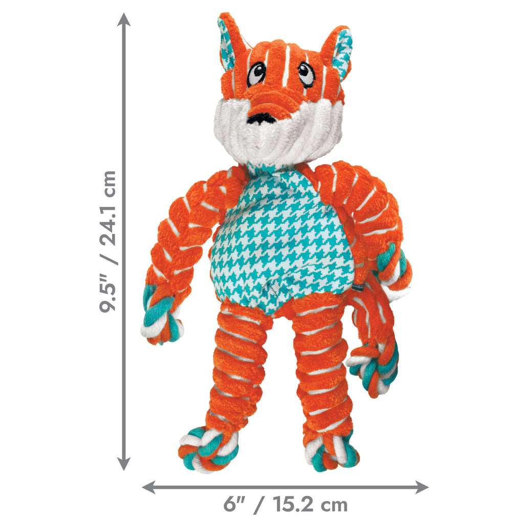 KONG® Floppy Knots Fox Dog Rope Toy